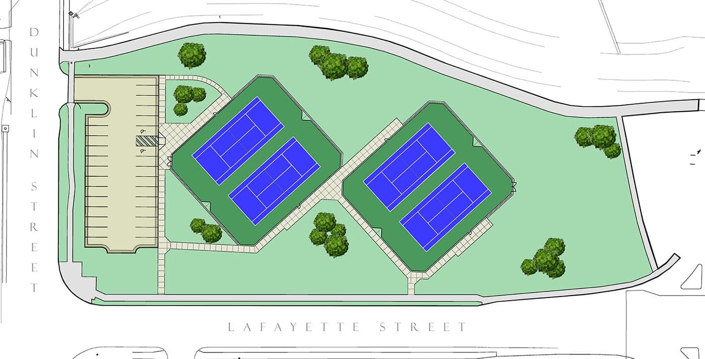 LU Tennis Courts